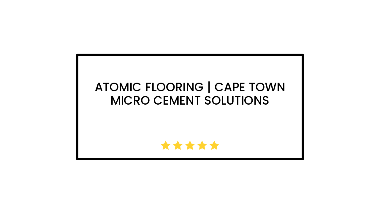 Atomic Flooring | Cape Town Micro Cement solutions