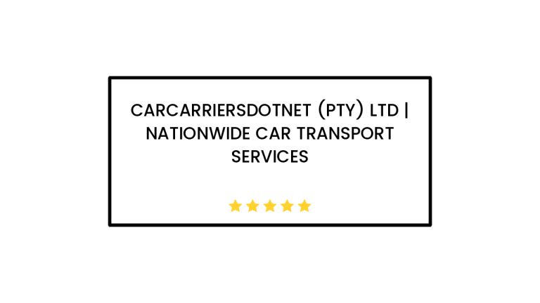 CarCarriersDotNet (Pty) Ltd | Nationwide car transport services