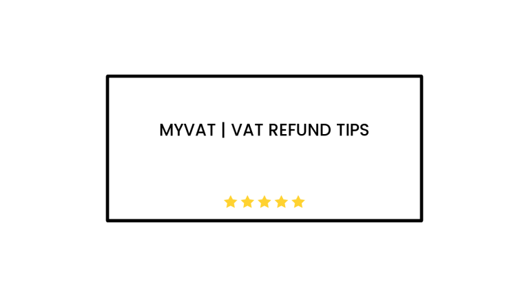 MyVAT | VAT Refund Tips