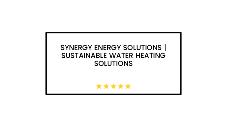 Synergy Energy Solutions | Sustainable Water Heating Solutions